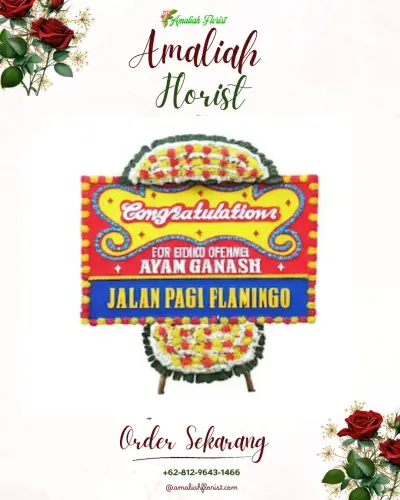 Bunga Papan Congratulation di Gunung Sahari Utara